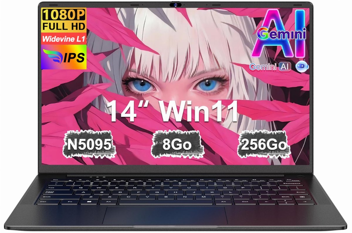 Ruzava Celeron N5095 Win11 Pro RAM SSD 5G QWERTY