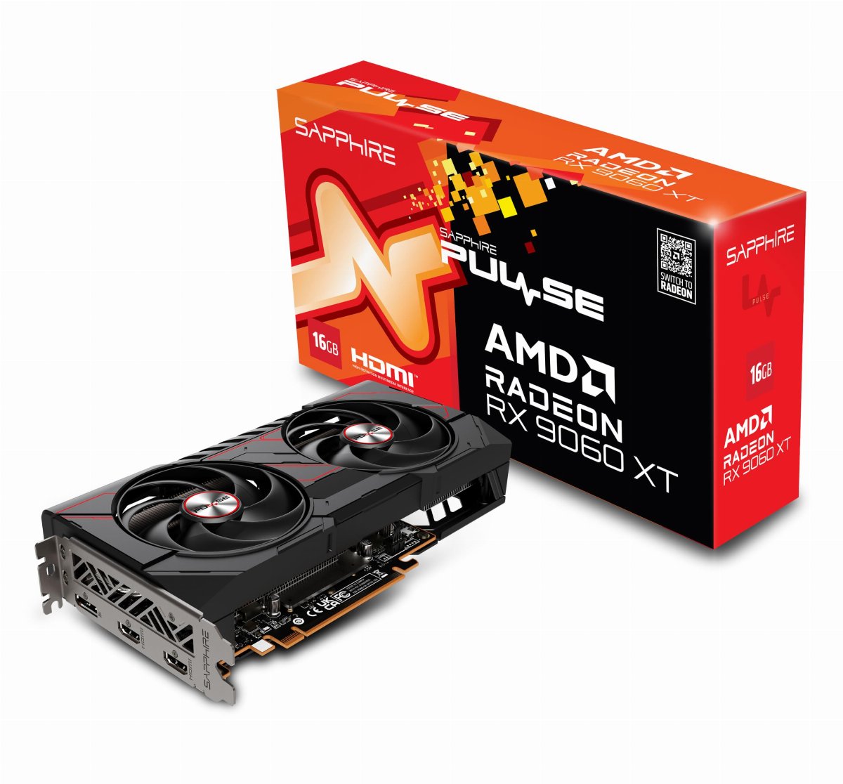 AMD Radeon RX 9060 XT 16Go Sapphire Pulse Carte Graphique