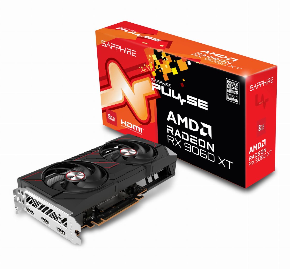 Sapphire Carte Graphique Pulse AMD Radeon RX 9060 XT Gaming OC 16Go
